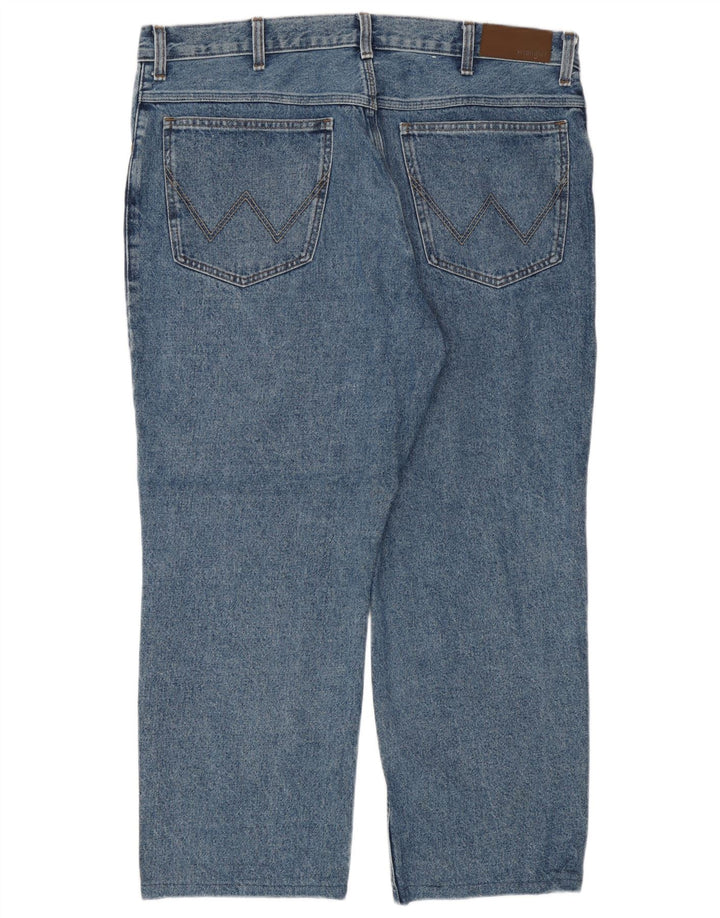 Wrangler Herren Straight Jeans W40 L27 Blaue Baumwolle