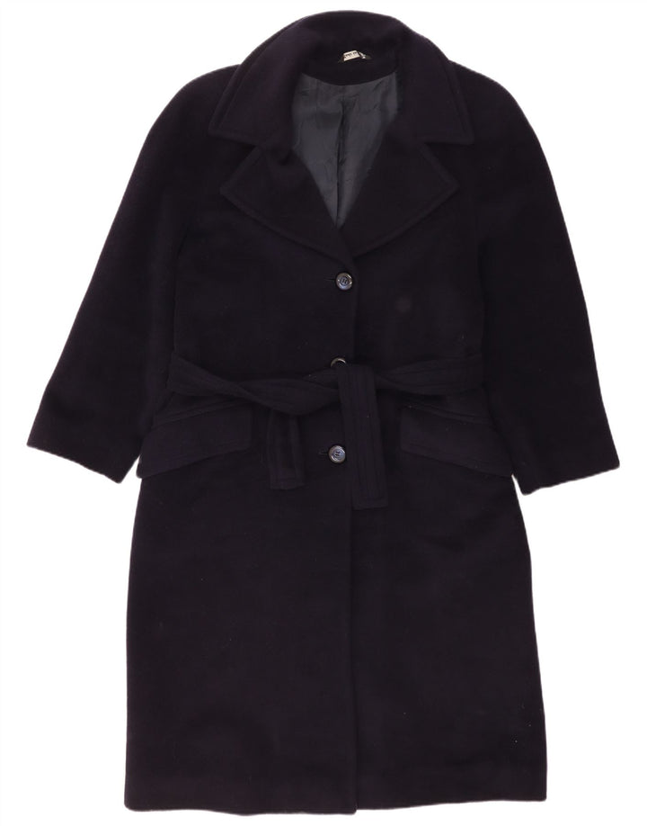 Lanificio Campore Damen Übergroßer Mantel IT 42 Medium Navy Blue