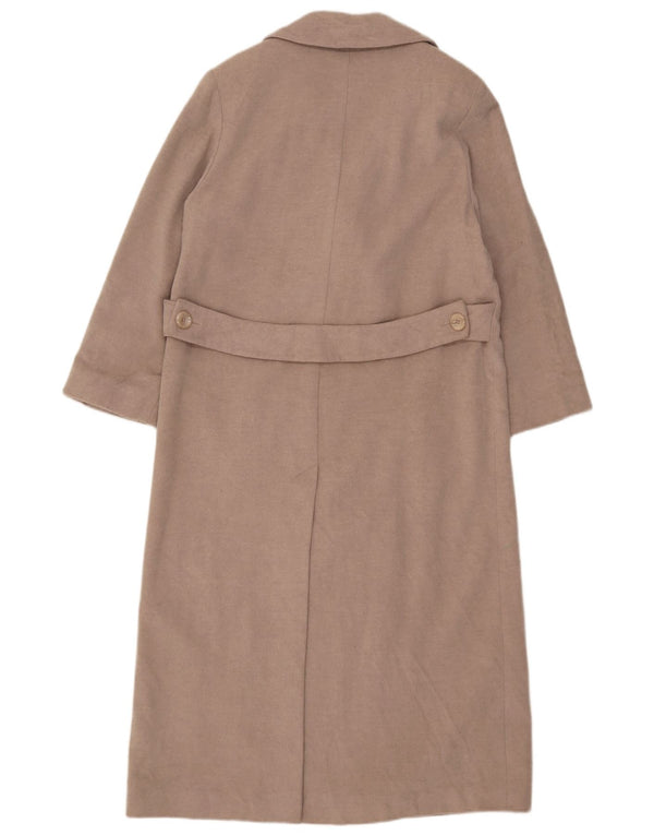 Marks & Spencer Zweireihiger Damenmantel UK 12 Mittelbeige Wolle