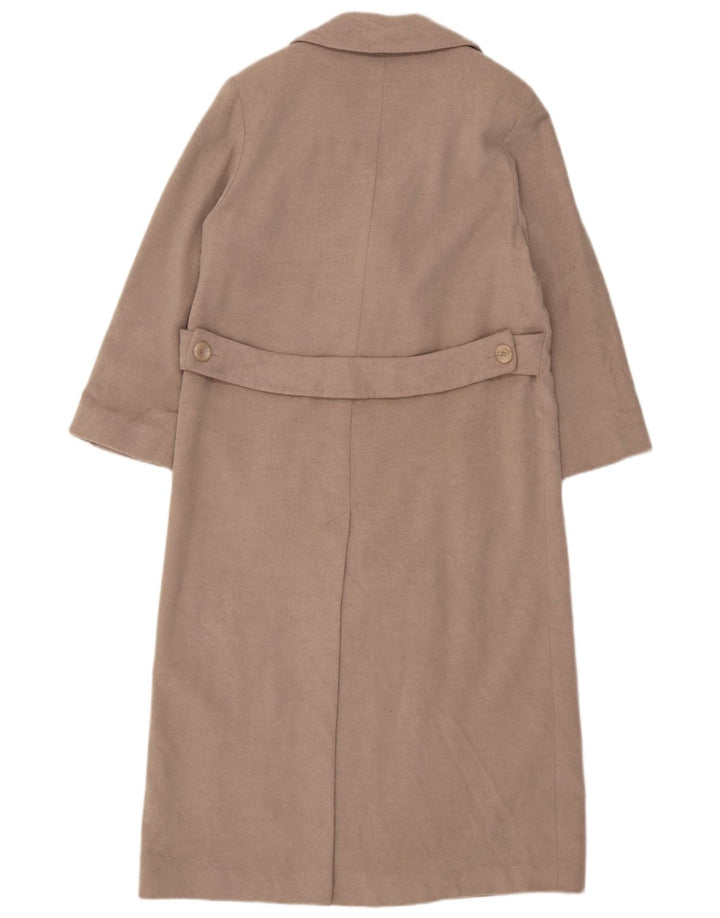 Marks & Spencer Zweireihiger Damenmantel UK 12 Mittelbeige Wolle