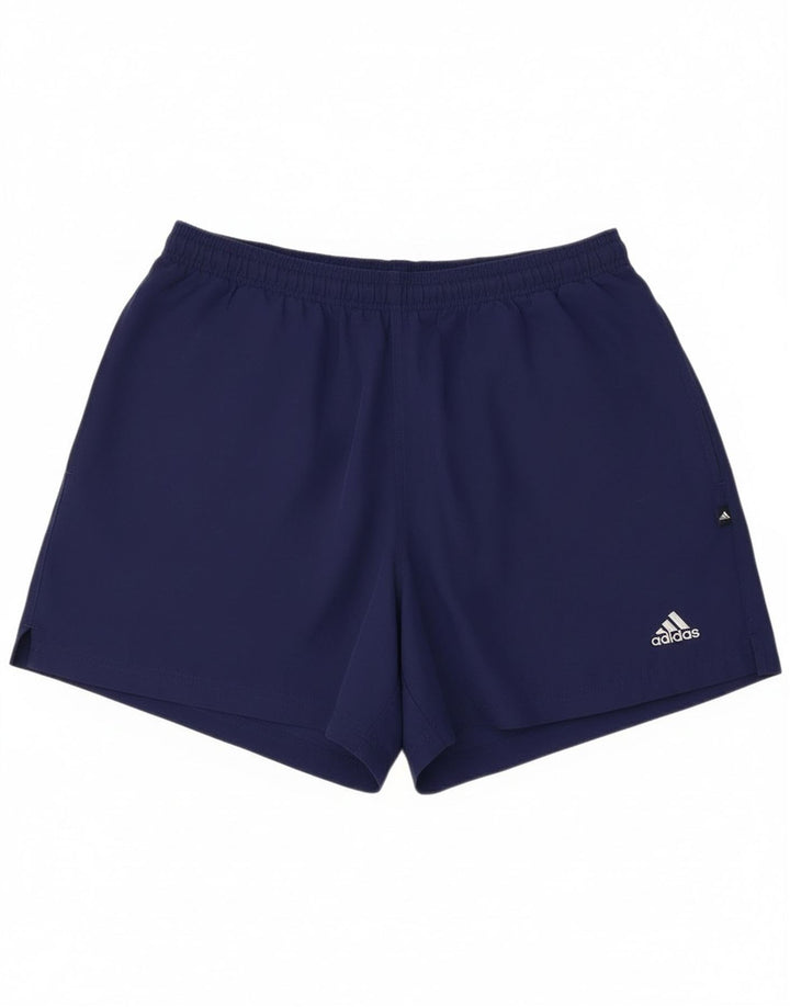 Adidas Herren-Sportshorts, groß, marineblau, Polyester