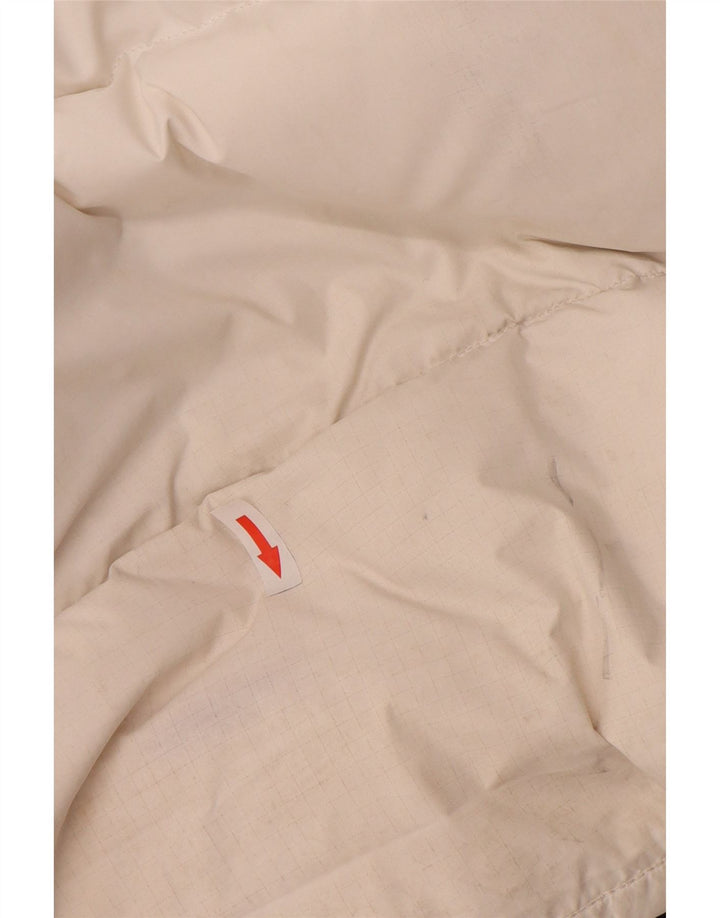 Tommy Hilfiger Herren Graphic Wattierte Jacke UK 40 Large Weiß Colourblock