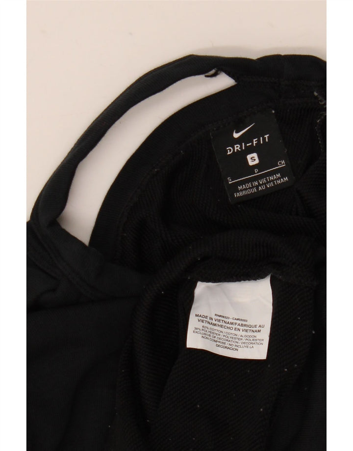 Nike Damen-Sweatshirt Dri Fit in Übergröße, Gr. 10, Größe S, Schwarz, Baumwolle