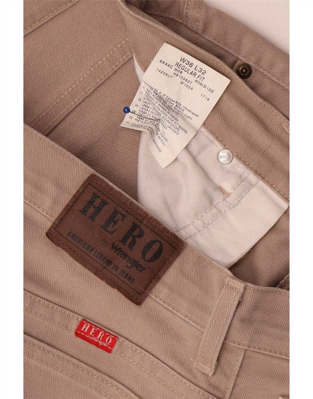Wrangler Herren-Jeans mit normaler Passform, gerade Passform, W36, L32, Beige, Baumwolle
