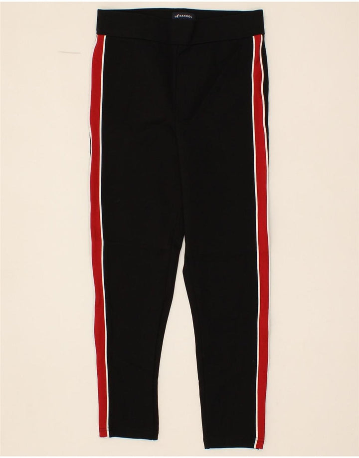 KANGOL Womens Leggings UK 10 Small Black Cotton Vintage Kangol and Second-Hand Kangol from Messina Hembry 