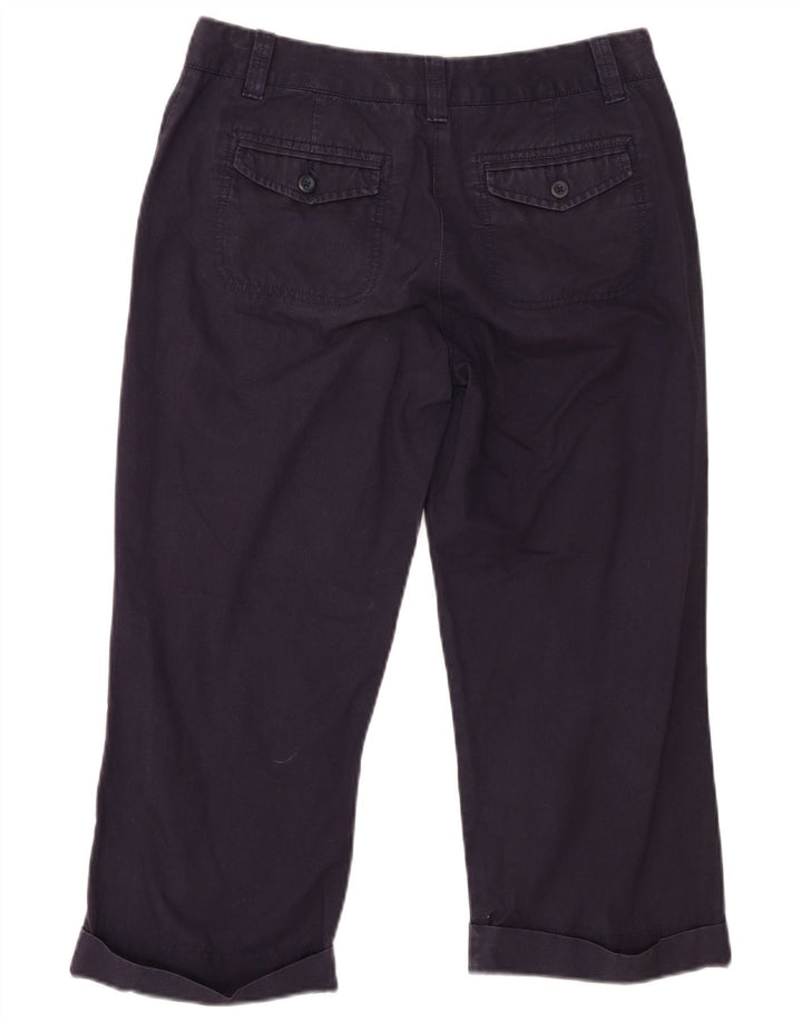 Marks & Spencer Damen Caprihose UK 10 Small W30 L21 Marineblau