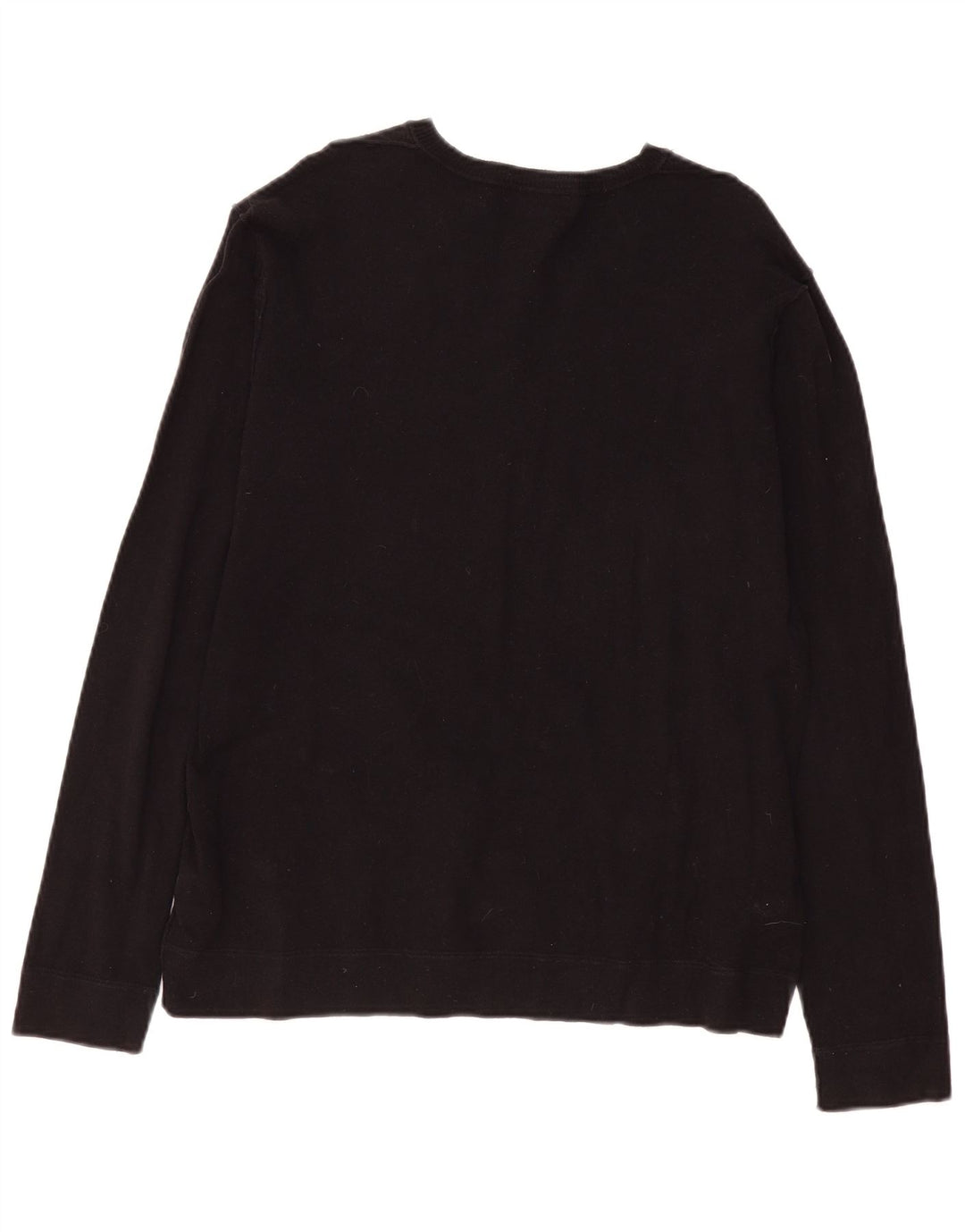 Zara Herren V-Ausschnitt Pullover Pullover XL Schwarz