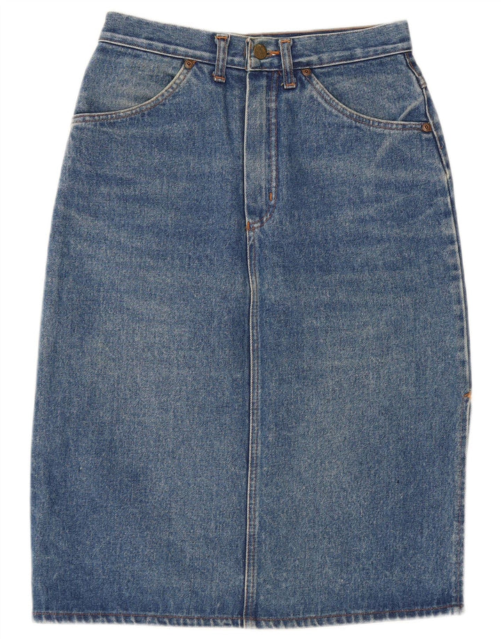 RIFLE Damen Jeansrock W28 mittelblaue Baumwolle