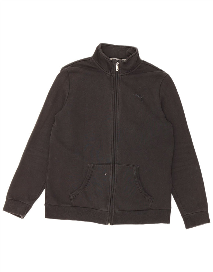 Puma Damen-Trainingsanzug, Top-Jacke, UK 14, Größe L, Schwarz, Baumwolle