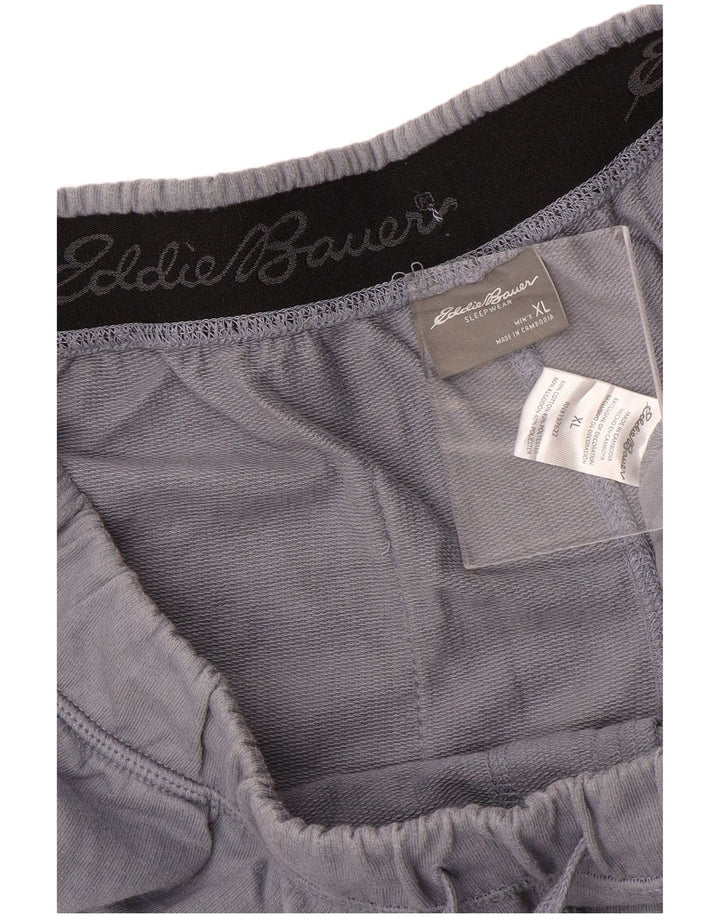 Eddie Bauer Herren Sportshorts XL Grau Baumwolle