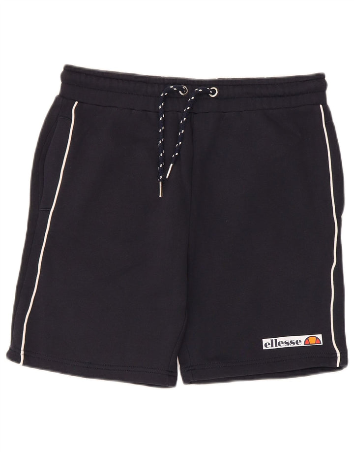 Ellesse Herren-Sportshorts, Größe S, marineblaue Baumwolle
