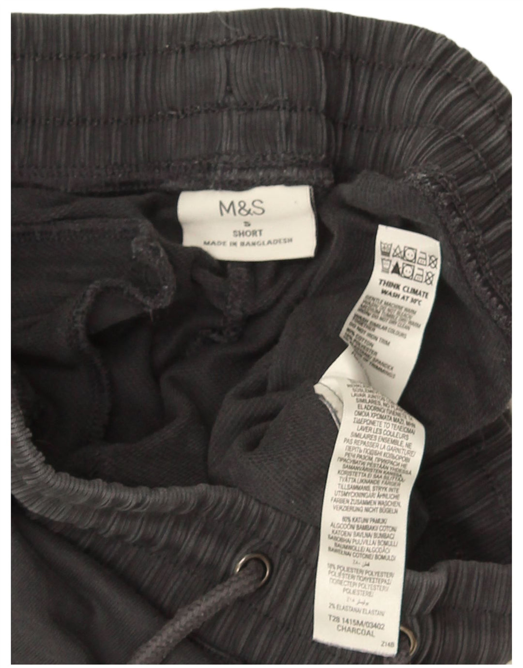 Marks & Spencer Herren-Trainingshose, Größe S, graue Baumwolle