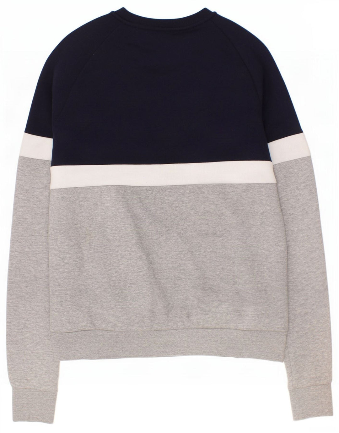 Adidas Sweatshirt für Jungen, 13–14 Jahre, graue Farbblock-Baumwolle