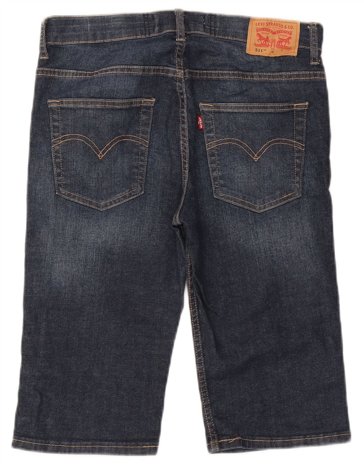 Levi's Jungen 511 Slim Denim Shorts 15–16 Jahre W30 Blaue Baumwolle