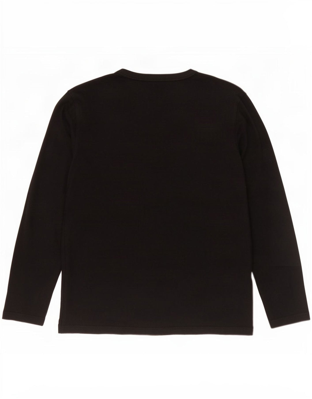 Jack & Jones Herren-Grafik-Oberteil, langärmelig, groß, aus schwarzer Baumwolle