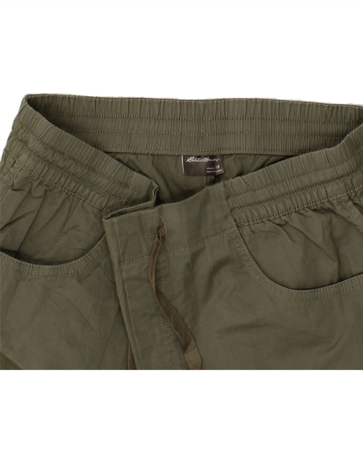 EDDIE BAUER Womens Sport Shorts US 10 Large Khaki Cotton Vintage Eddie Bauer and Second-Hand Eddie Bauer from Messina Hembry 