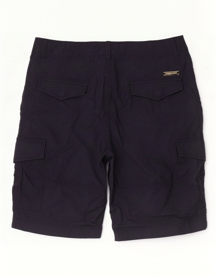 Superdry Herren Cargoshorts W32 Medium Marineblau Baumwolle