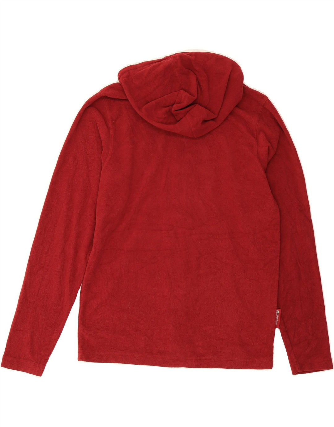 MOUNTAIN WAREHOUSE Womens Hooded Fleece Jacket UK 14 Medium Red Vintage Mountain Warehouse and Second-Hand Mountain Warehouse from Messina Hembry 