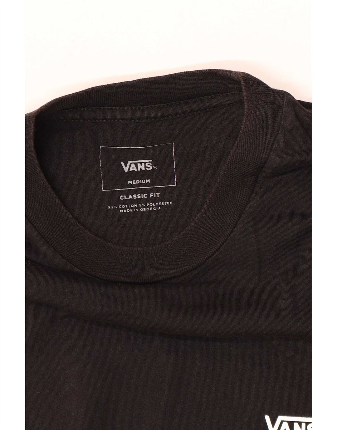 Vans Herren-T-Shirt mit klassischer Passform, Mittelschwarz, Farbblock
