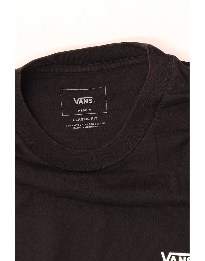 Vans Herren-T-Shirt mit klassischer Passform, Mittelschwarz, Farbblock
