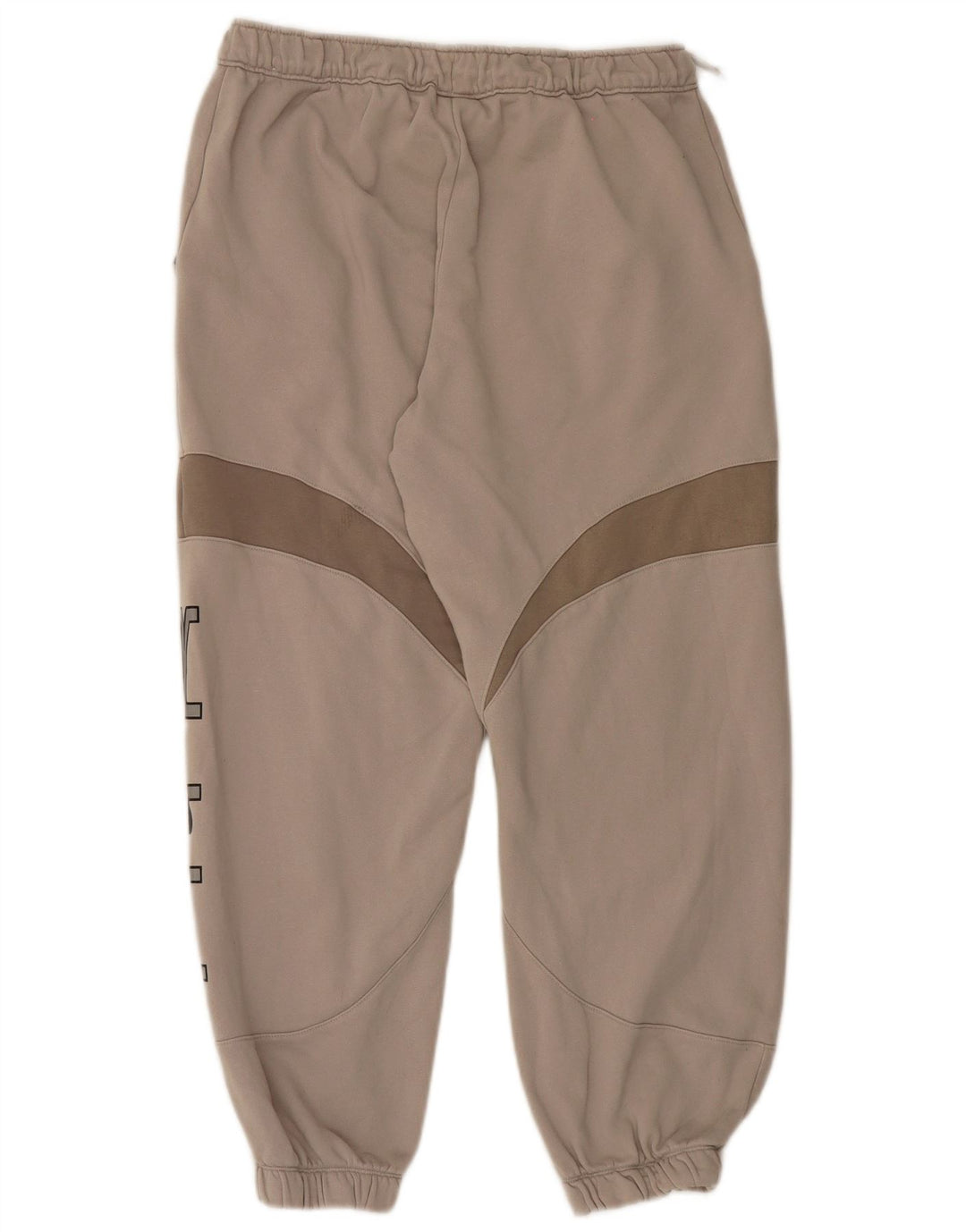 Nike Herren-Trainingsanzug-Hose mit Grafik, mittelbeigefarben, Farbblock