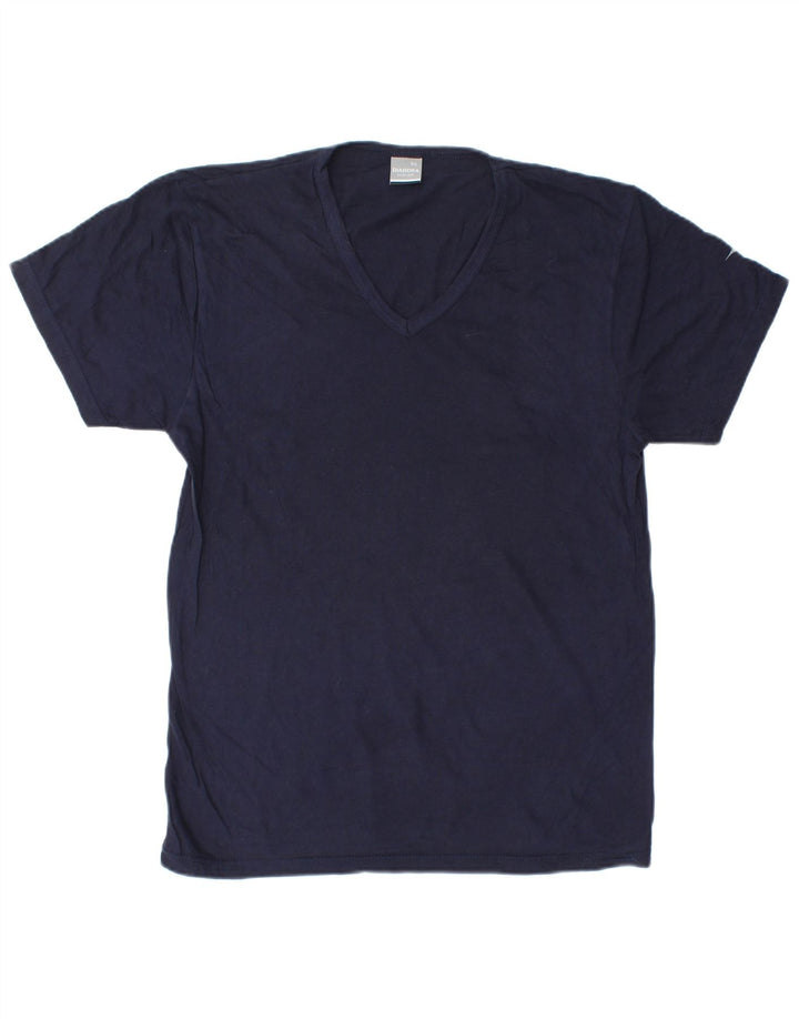 Diadora Herren T-Shirt Top Large Marineblau Baumwolle