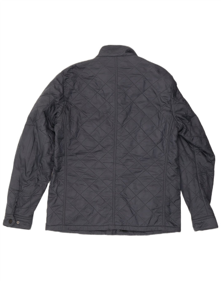 BARBOUR Herren Steppjacke UK 40 Large Marineblau Polyamid