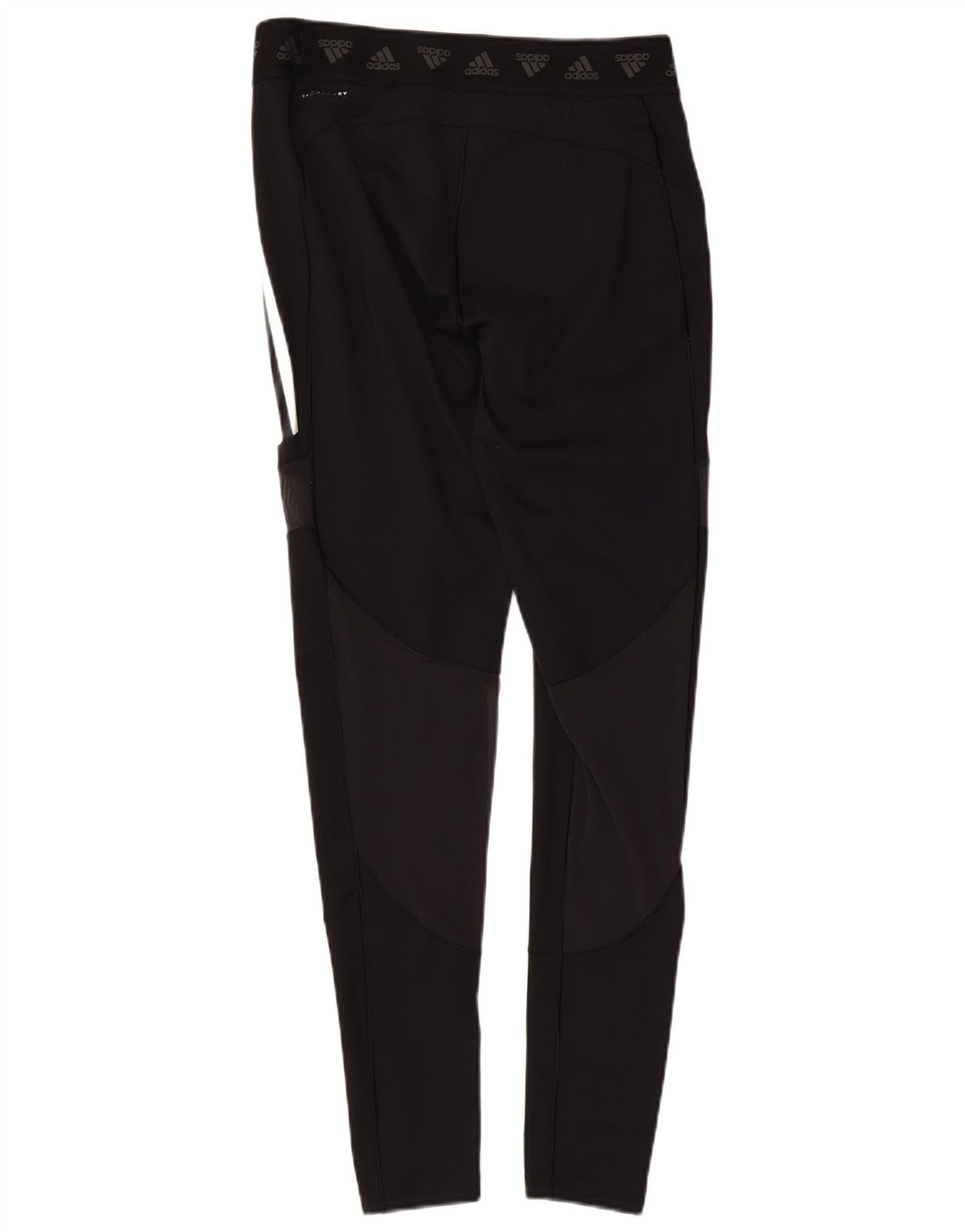 Adidas Damen Leggings UK 16/18 Large Schwarz Polyester