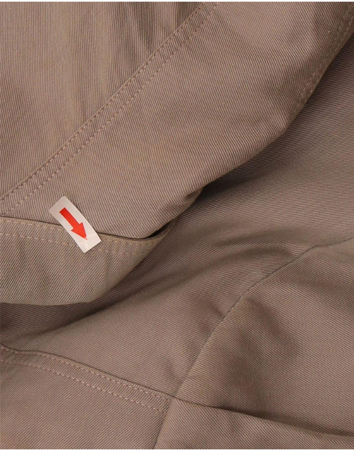 Vintage Herrenmantel UK 40 Große graue Baumwolle