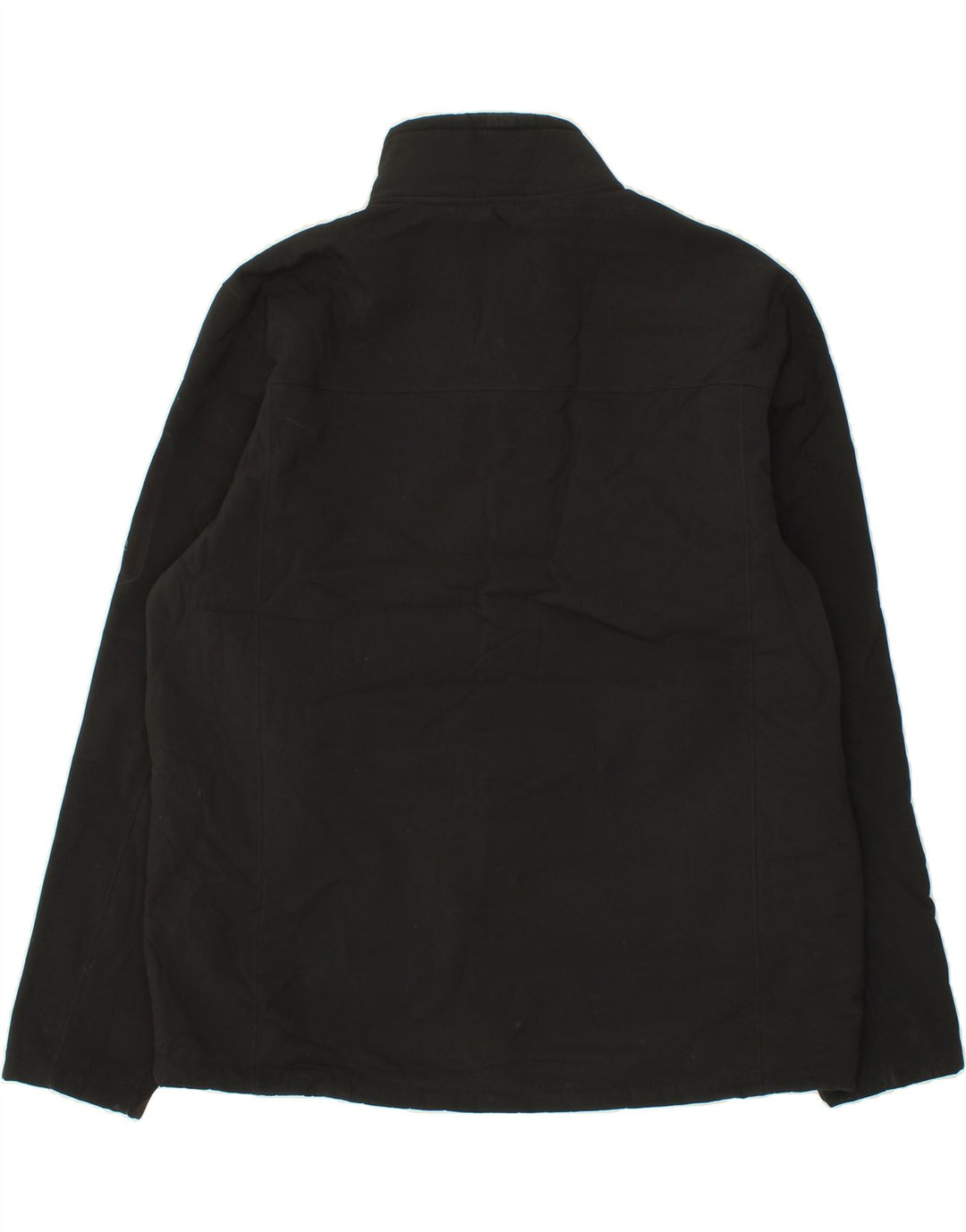 EDDIE BAUER Mens Graphic Windbreaker Jacket UK 44 2XL Black Polyester Vintage Eddie Bauer and Second-Hand Eddie Bauer from Messina Hembry 