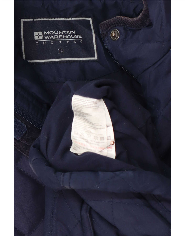 Mountain Warehouse Steppjacke für Damen, UK 12, mittelmarineblau, Polyester