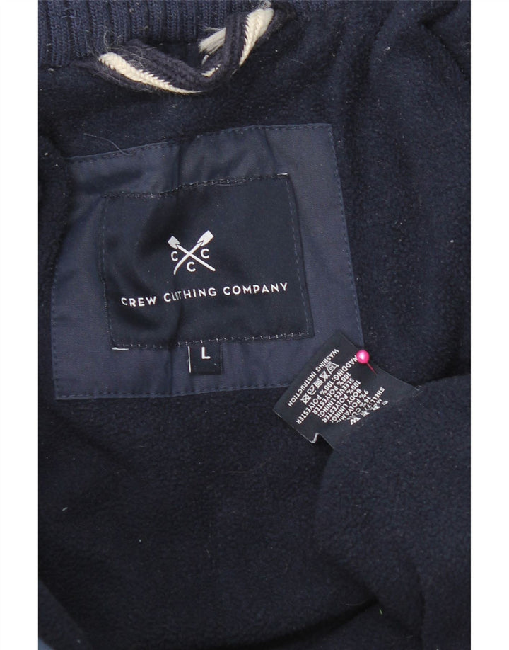 Crew Clothing Herren Wattierte Jacke UK 40 Large Marineblau Baumwolle