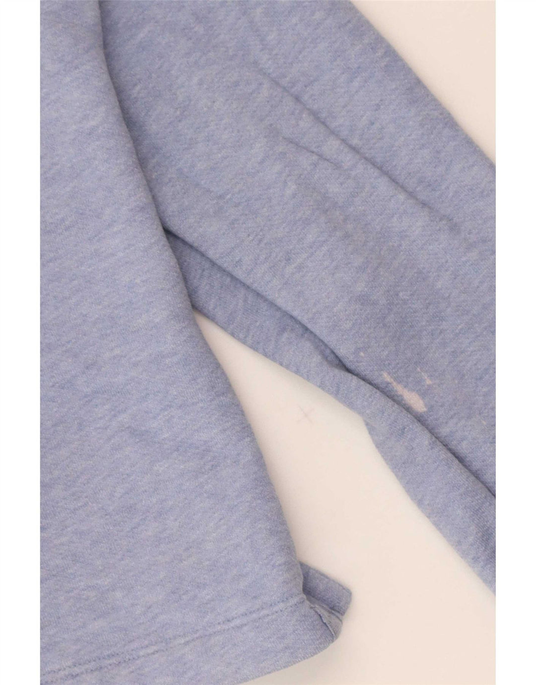 Fat Face Damen-Sweatshirt mit Knopfkragen, Größe UK 12, mittelblau, Baumwolle