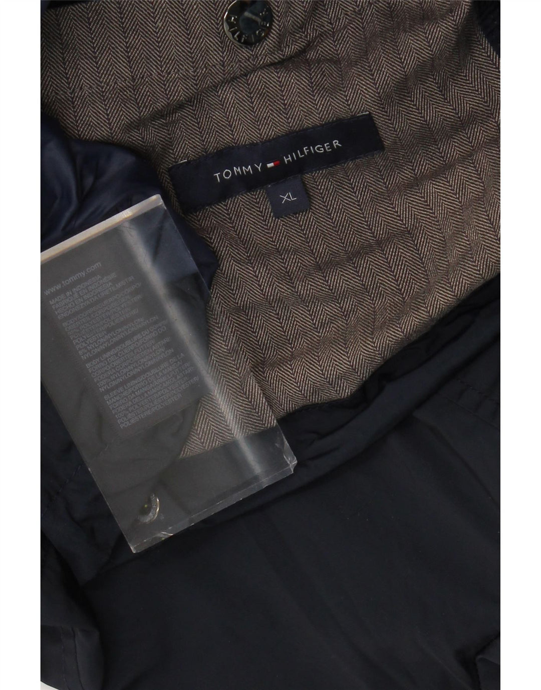 TOMMY HILFIGER Herren Utility Jacke UK 42 XL Marineblau Polyester