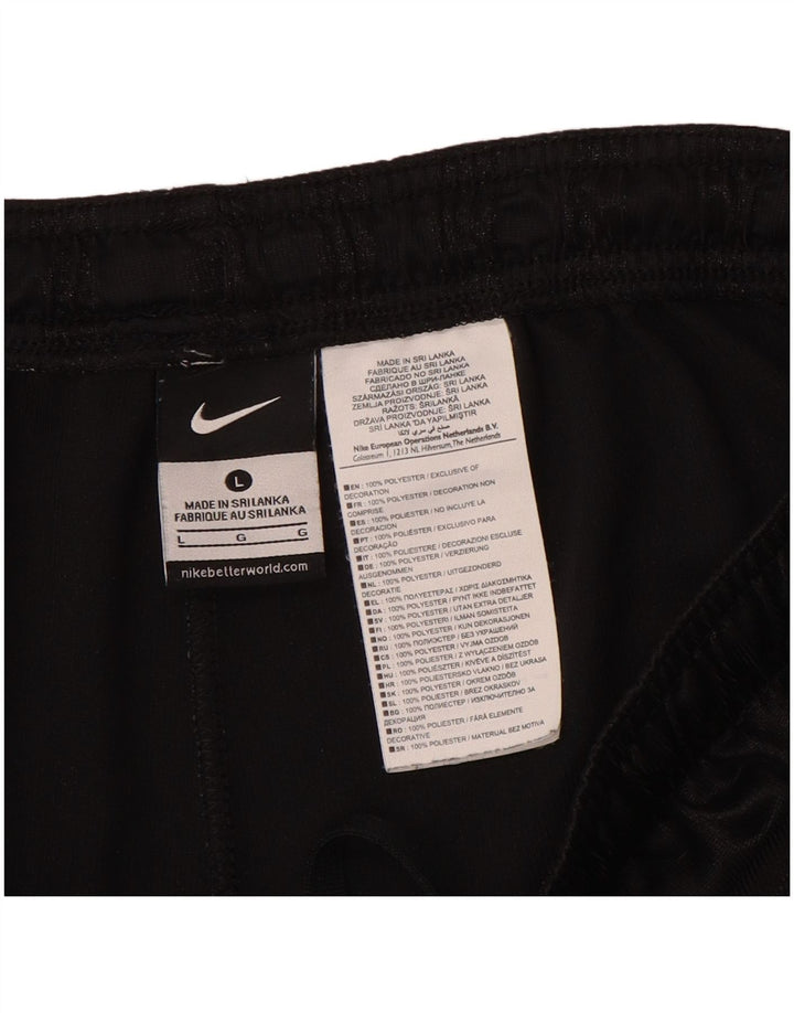 Nike Herren-Sportshorts, groß, aus schwarzem Polyester