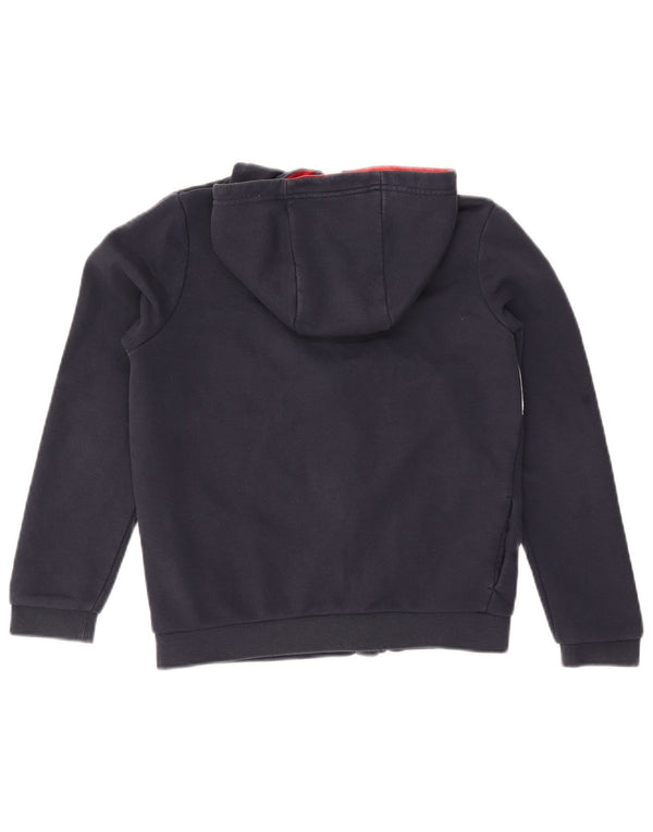 TOMMY HILFIGER Jungen-Kapuzenpullover mit Reißverschluss, 11–12 Jahre, Marineblau, Farbblock
