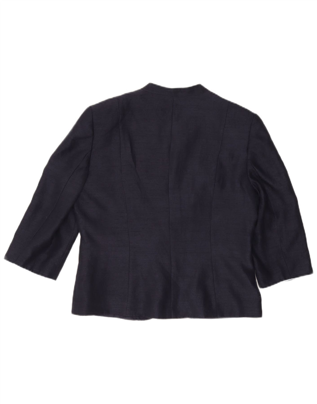 JACQUES VERT Damen Bolero-Jacke mit 3/4-Ärmeln, UK 14, Größe L, Marineblau