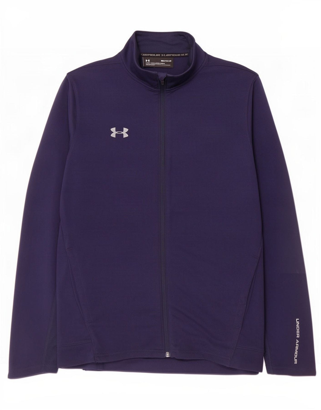 Under Armour Herren-Trainingsanzugoberteil mit Grafik, mittleres Marineblau, Polyester