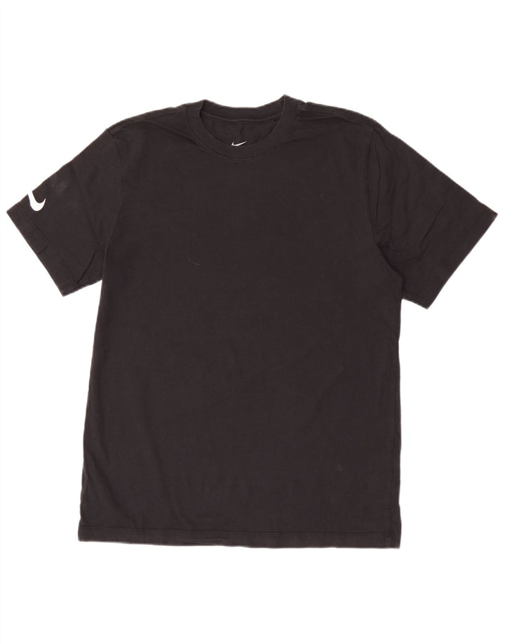 Nike Herren T-Shirt Top Medium Schwarz Baumwolle
