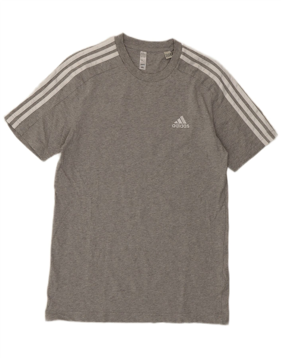 Adidas Herren T-Shirt Top Small Grau Baumwolle