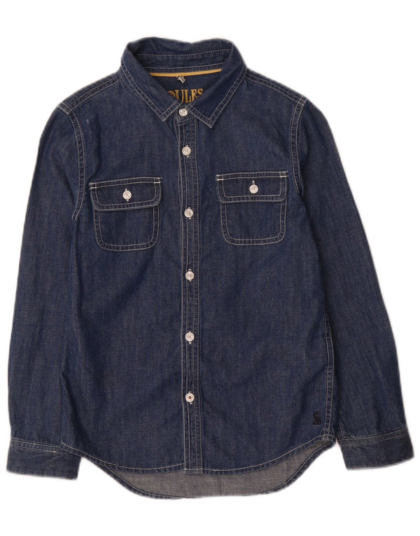 Joules Jeanshemd für Jungen, 7–8 Jahre, marineblaue Baumwolle