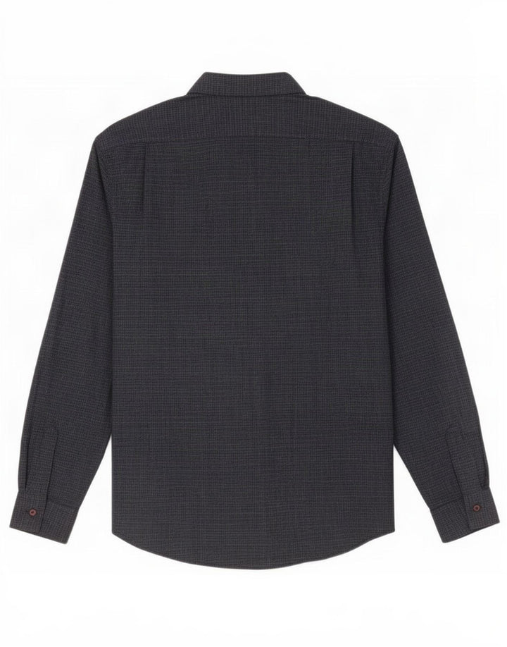 Benetton Herrenhemd XL Marineblau Gingham