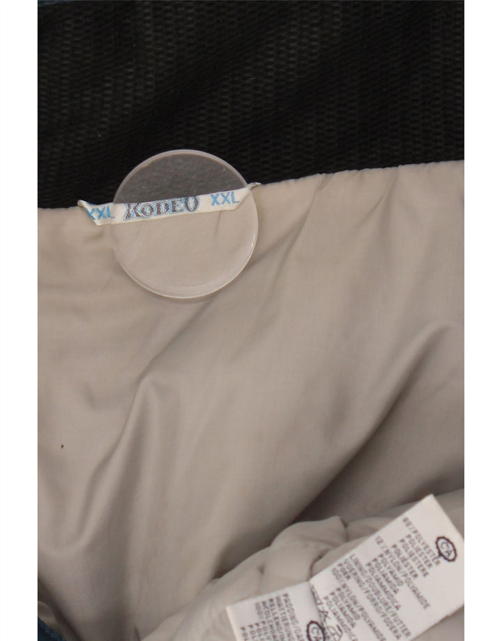 C&A Herren-Windbreakerjacke mit Reißverschluss, UK 44 2XL, Blau, Farbblock-Polyester, Winter