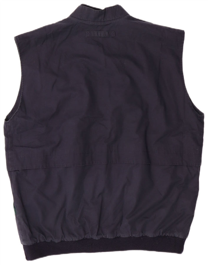 Vintage Herren Wendeweste UK 42 XL Marineblau Farbblock
