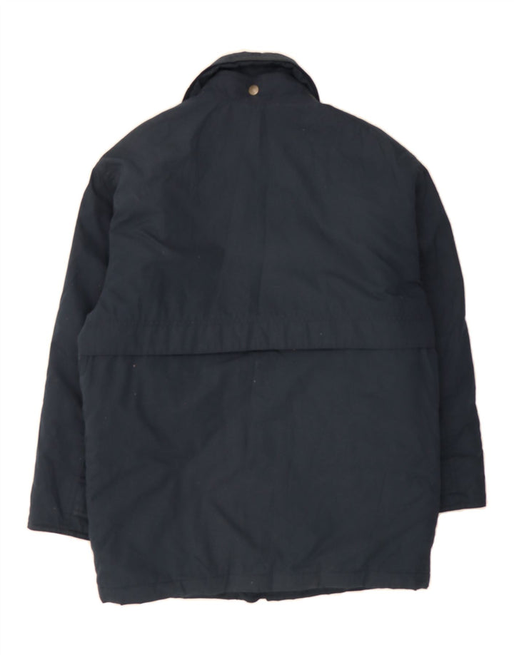 POLBOT Mens Padded Jacket UK 36 Small Navy Blue Cotton Vintage Polbot and Second-Hand Polbot from Messina Hembry 