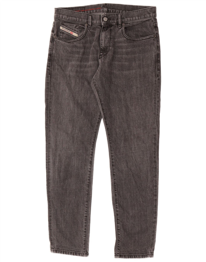 Diesel Herren Thanaz Slim Jeans W30 L30 Graue Baumwolle