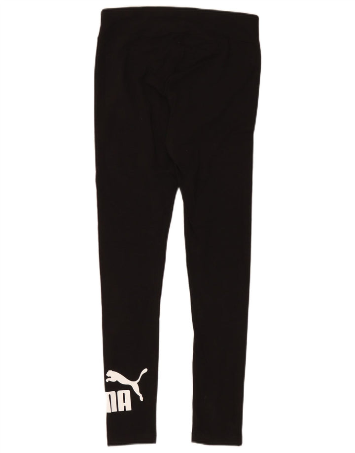 Puma Damen Graphic Leggings UK 10 Small Schwarz