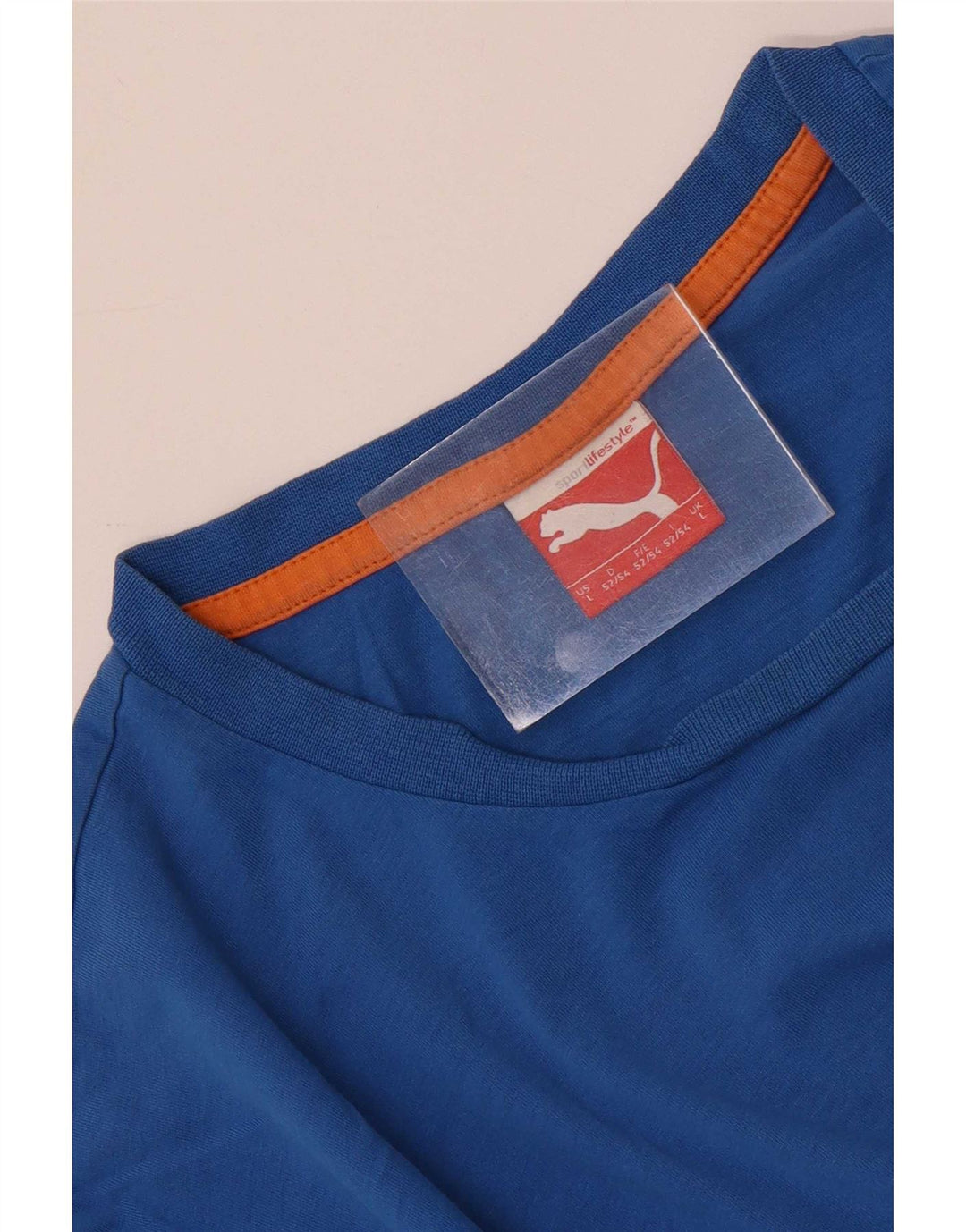 Puma Herren T-Shirt Top Large Blau