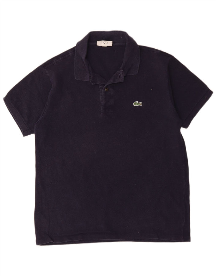 Lacoste Herren-Poloshirt mit klassischer Passform, Größe 4, mittelgroß, marineblau, Baumwolle