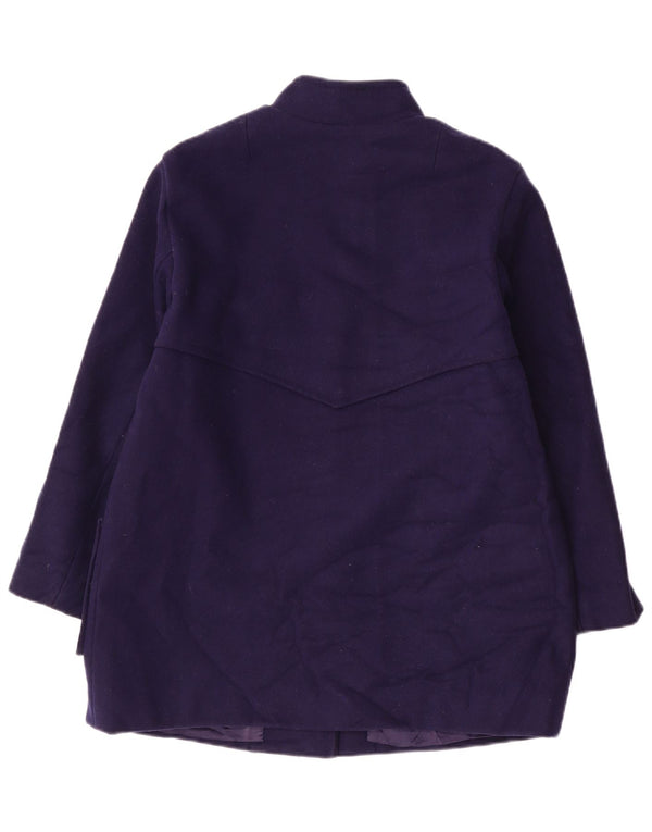 Vintage Damen Mantel UK 14 Medium Marineblau